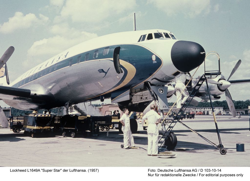 Lufthansa's Lockheed Starliner Moves to Hamburg 11 010D008