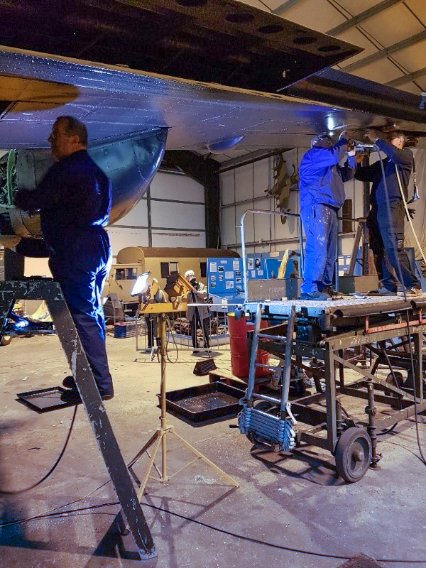 Lancaster NX611 'Just Jane' - November 2017 Restoration Update 24 0314169c 09d6 4d61 8cb3 7255a3ab2610