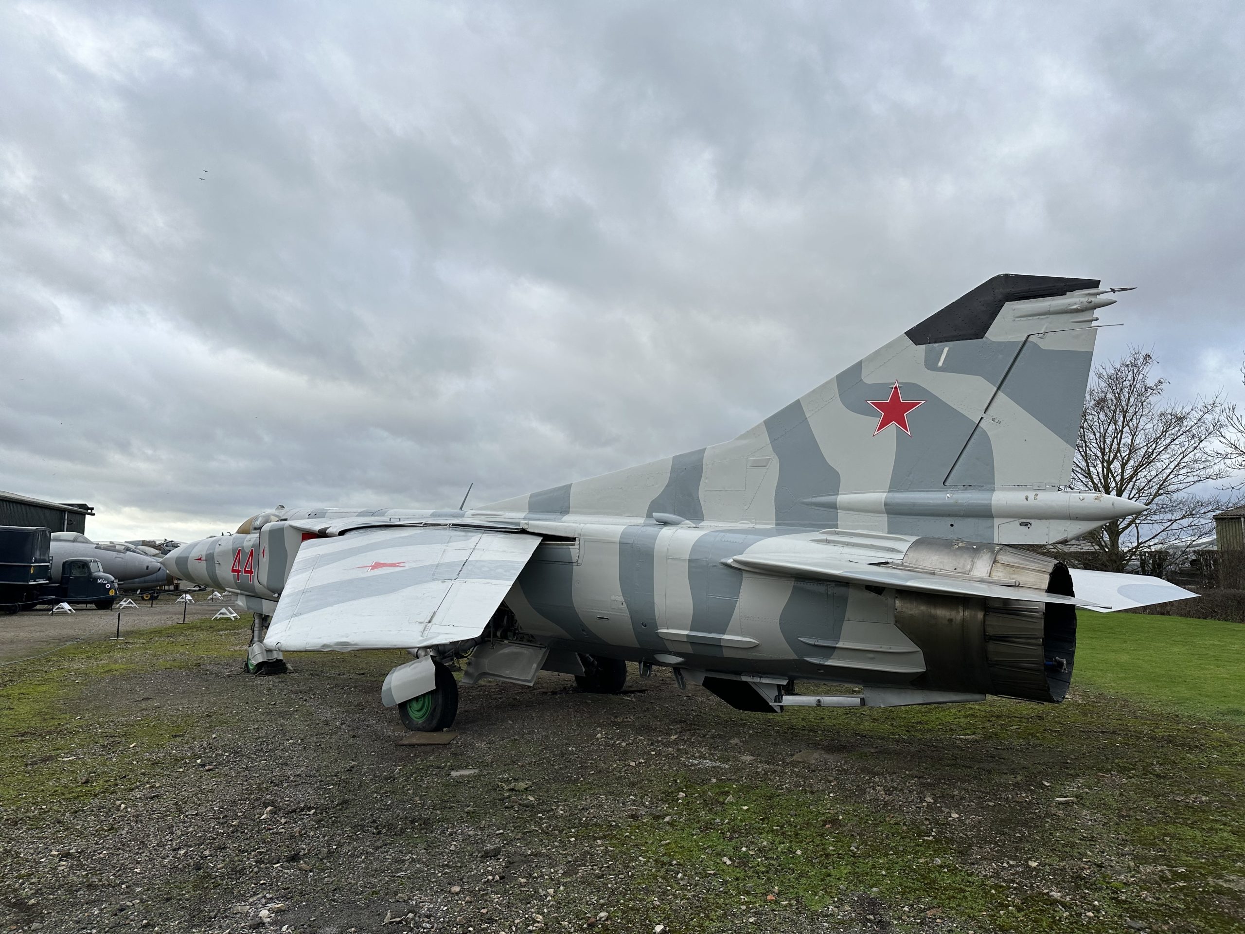 MiG-23 Update at Newark Air Museum 13 04.10.24 MiG 23 repaint completed 9327 scaled 1