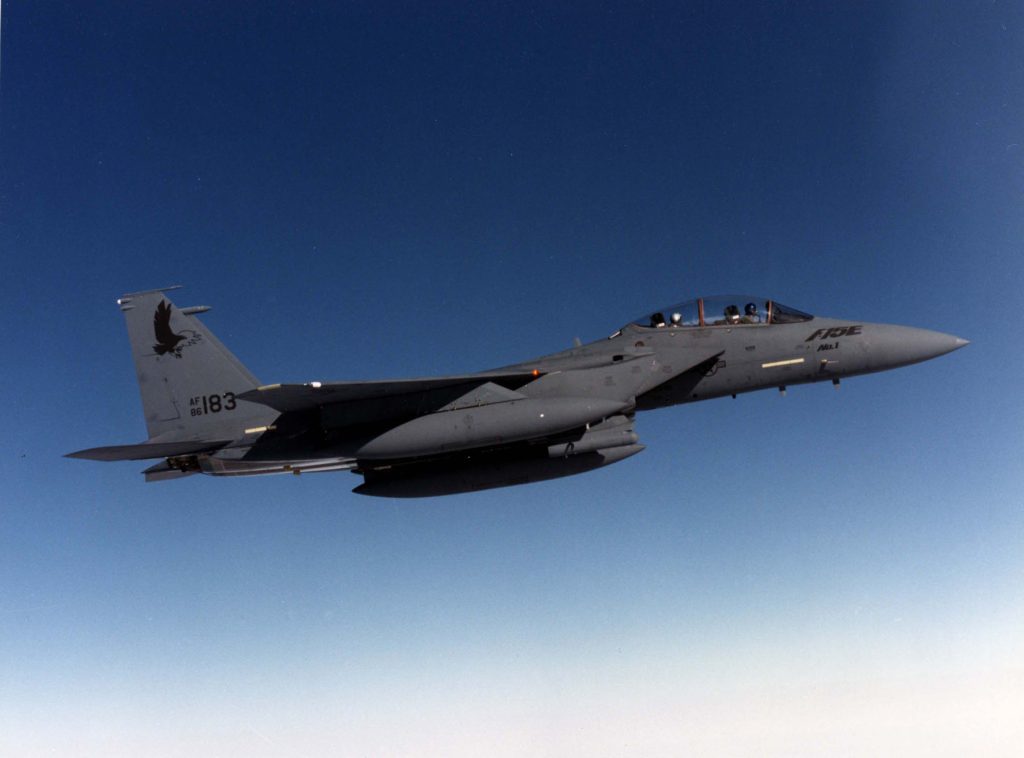 Today in Aviation History: First Flight of the Production McDonnell Douglas F-15E Strike Eagle 12 060905 F 1234S 027