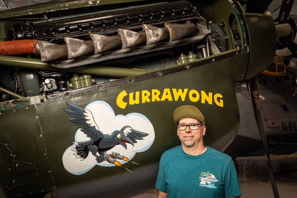 Bringing History to Life: Restoring The Soaring by the Sea's P-40 Warhawk Nose Art 26 070 Bringing History to Life Restoring the Soaring by the Seas P 40 Warhawk Nose Art 658A0674