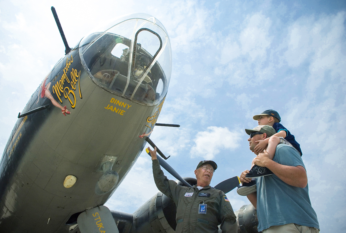 12 WWII-era Aircraft Will Attend B-17F Memphis Belle Exhibit Opening Events 10 080531 F 5040D 103