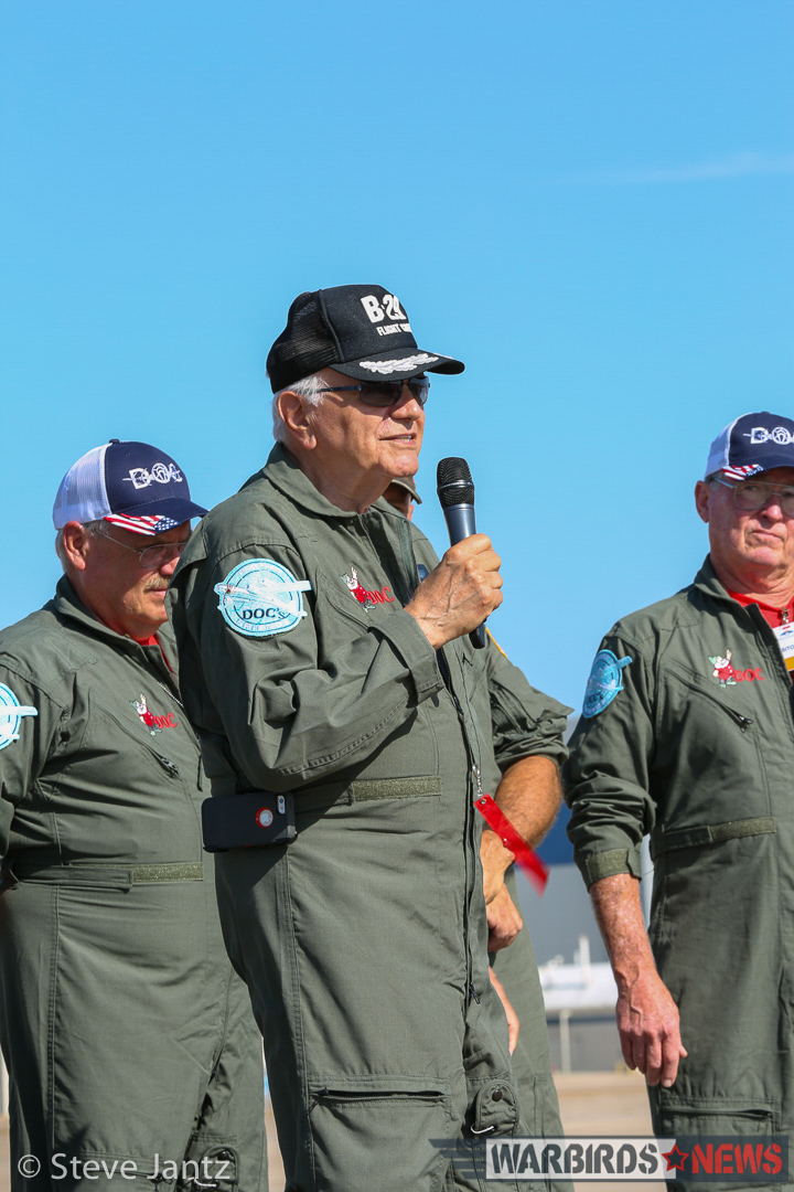 Doc Flies!!! 20 An emotional Tony Mazzolini discussing the successful realization of a decades-long dream. (photo by Steve Jantz)