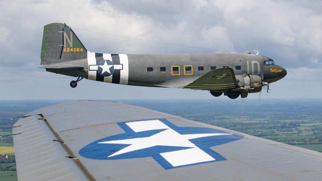 Reaching Across Generations: C-47 'Placid Lassie' Carries Jumpers Again 14 1 DDay 2024 A2A LR Ben Dunnell No Watermark2 21
