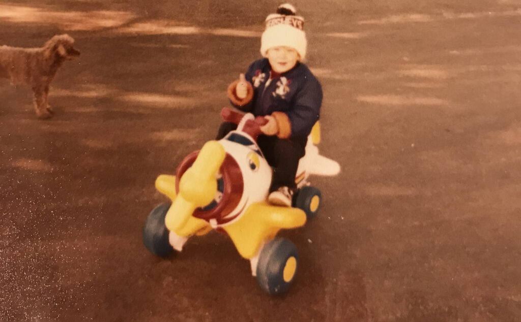 The Next Generation of Warbird Pilots: Johnny Mazza III 11 1 Johnny with early aircraft Johnny Mazza III