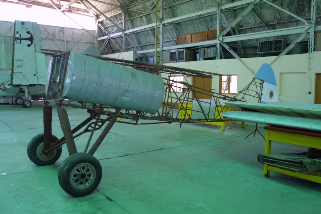 Vought Heritage Foundation Completes O3U-3 Corsair Reproduction 14 1 Vought 65F fuselage in the Museo de la Aviacion Naval Argentina Nigel Hitchman