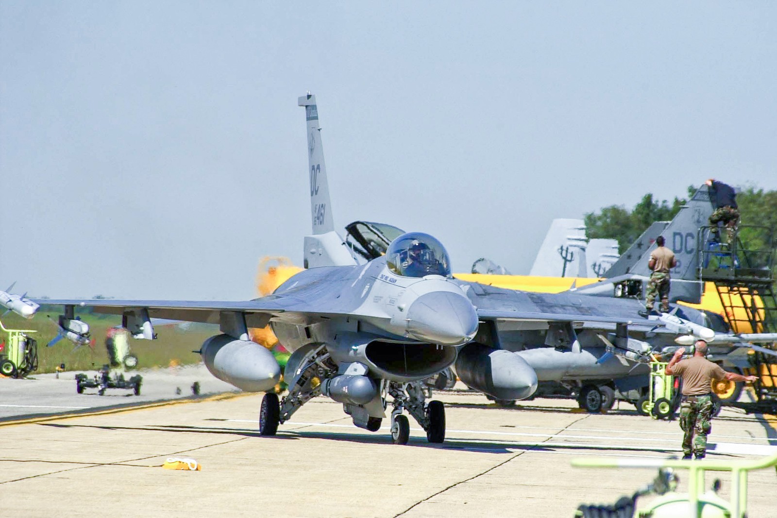 Darkest of Days - The 113th Wing on 9/11 16 10 CA F 16C 85 461 on Echo September 2001 edited USAF