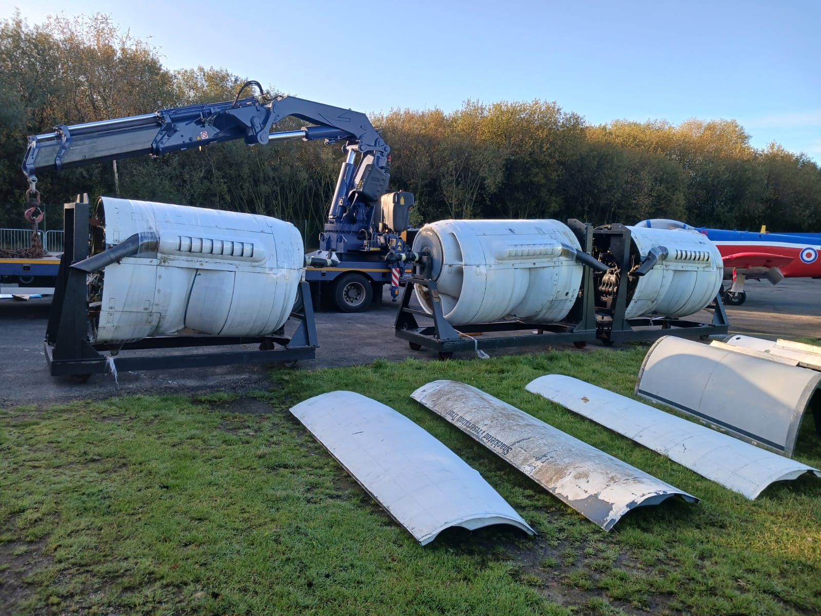 Shackleton Griffon Engines Arrive at the Yorkshire Air Museum 12 1000030772 1