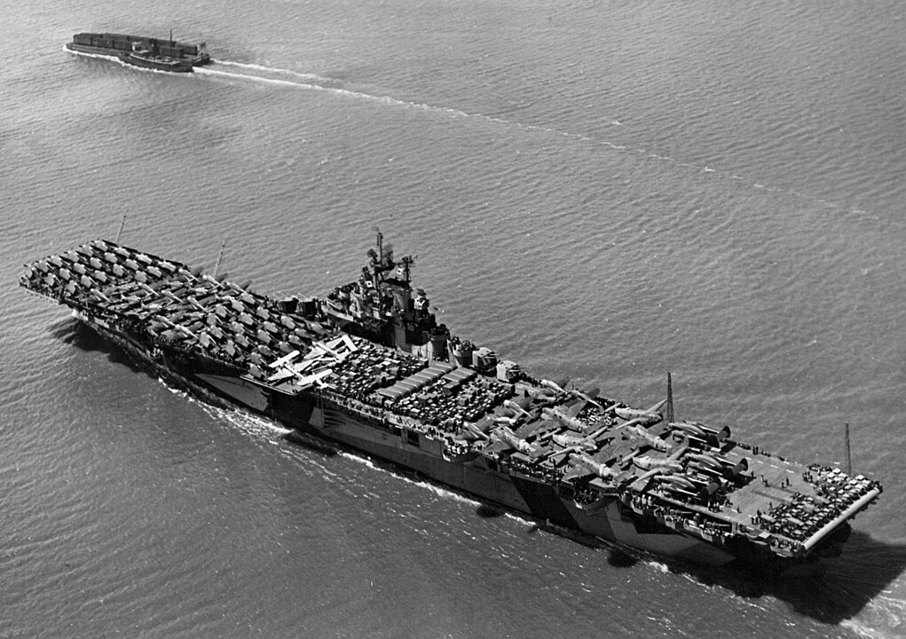 U.S. Aircraft Carrier Museum Ships: Preserving Naval Aviation Heritage 19 1021px USS Intrepid CV 11 of Hunters Point 1944