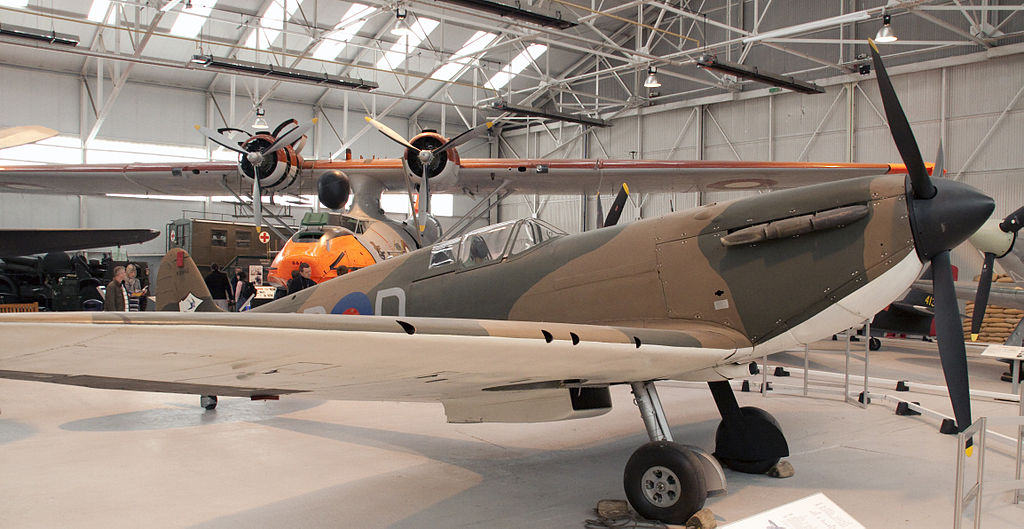RAF Museum Cosford: Open Cockpits Announced for Feb.9th, 2018 12 1024px Supermarine Spitfire RAF Museum Cosford 2