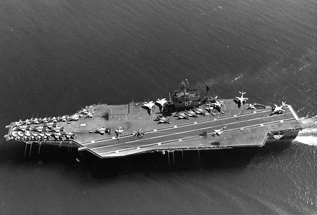Ex-John F. Kennedy (CV 67) Departed For Final Voyage 11 1060px USS John F. Kennedy CVA 67 underway in December 1968