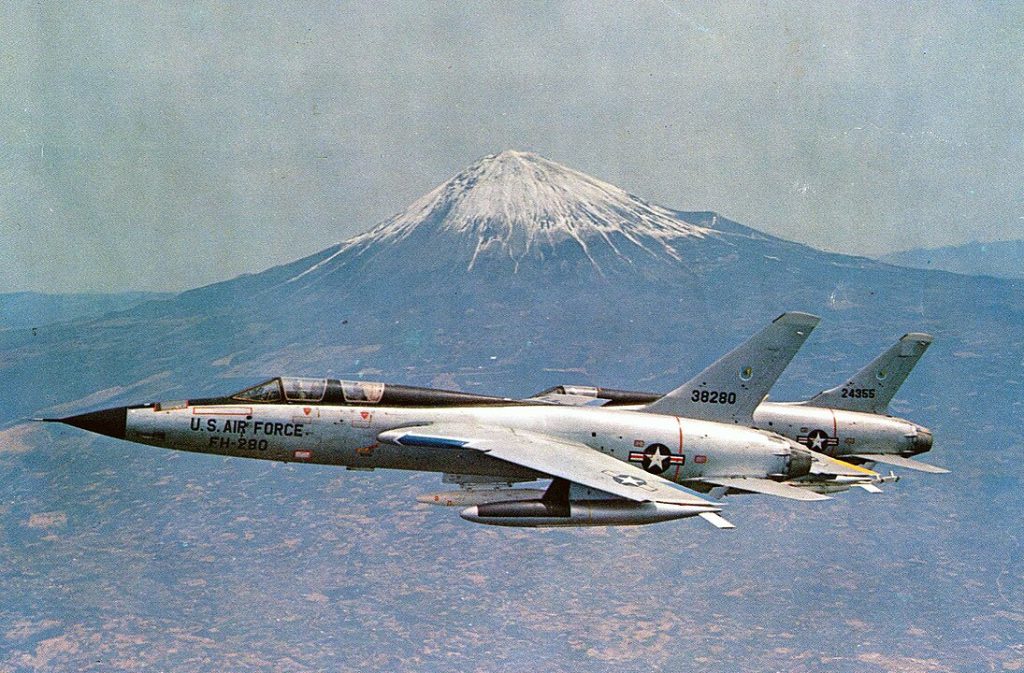 Flight Test Files: Republic F-105 Thunderchief – The Quest for Low-Level Supersonic Dominance 14 1095px F 105 Thunderchiefs Mt Fuji