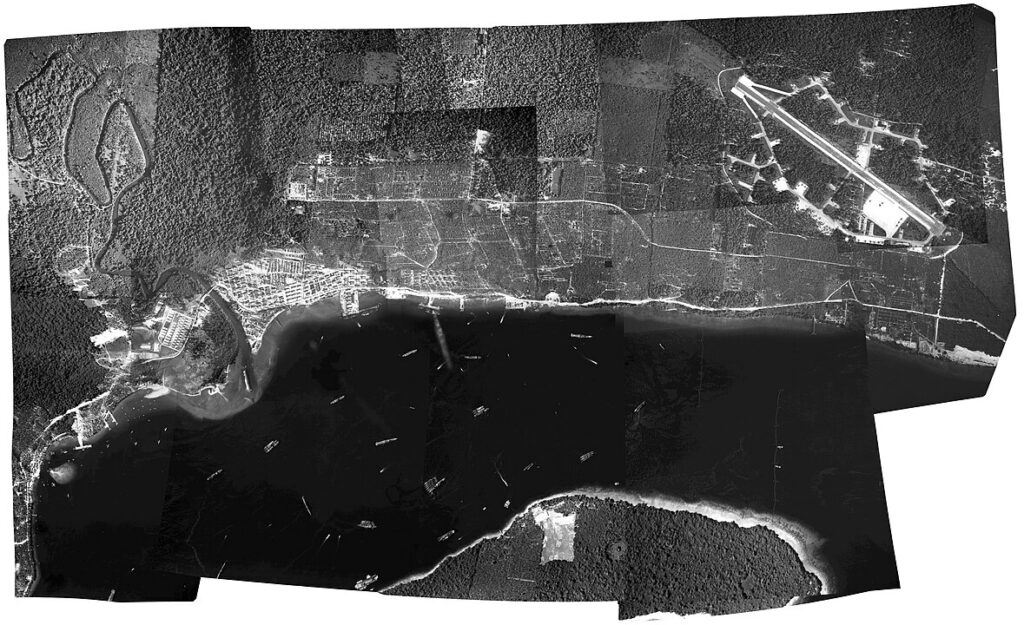 B-24 Wreck Discovery Announced by South Pacific WWII Museum 11 1179px EspirituSantoNavalBase