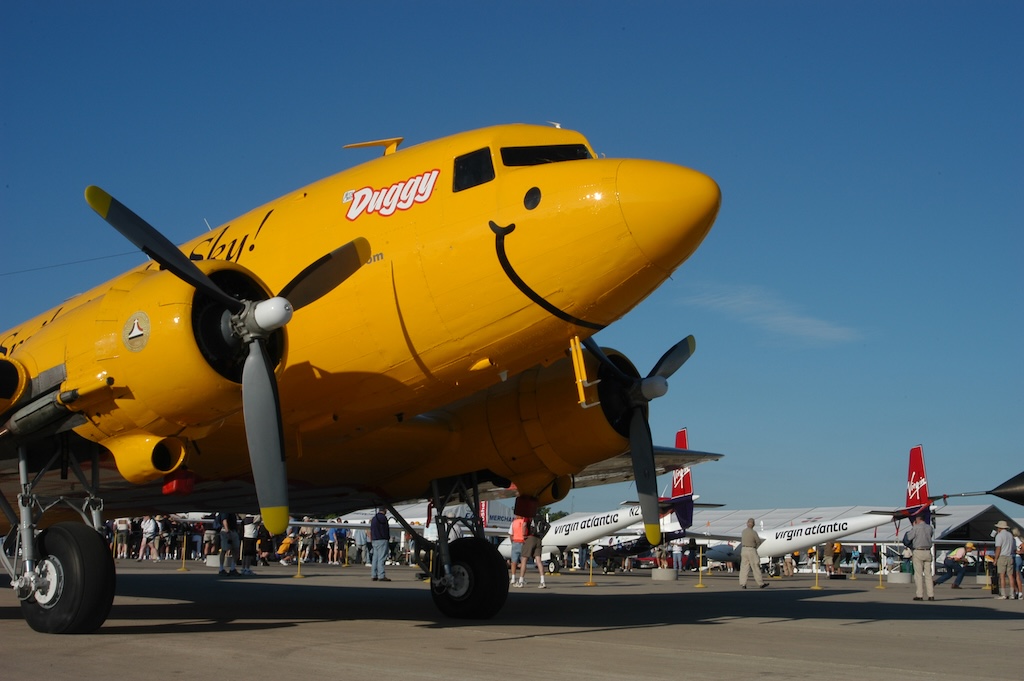 Wings of Wonder: Duggy The DC-3 and The Year That Inspired a Generation 52 11a Duggy OSH GlblFlyer byRonKaplan