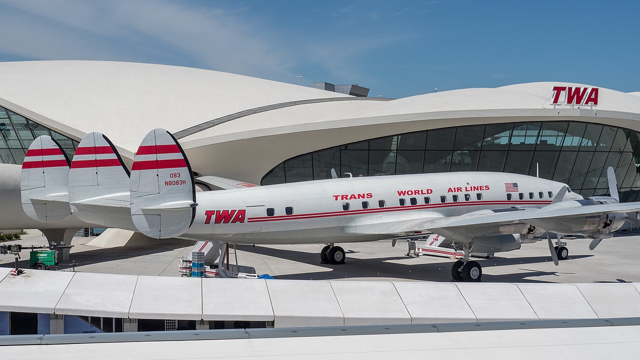 Today in Aviation History: First Flight of the Lockheed L-1649 Starliner 13 1280px Constellation Starliner Airplane at TWA Hotel JFK Airport New York City 20190521 jag9889 1