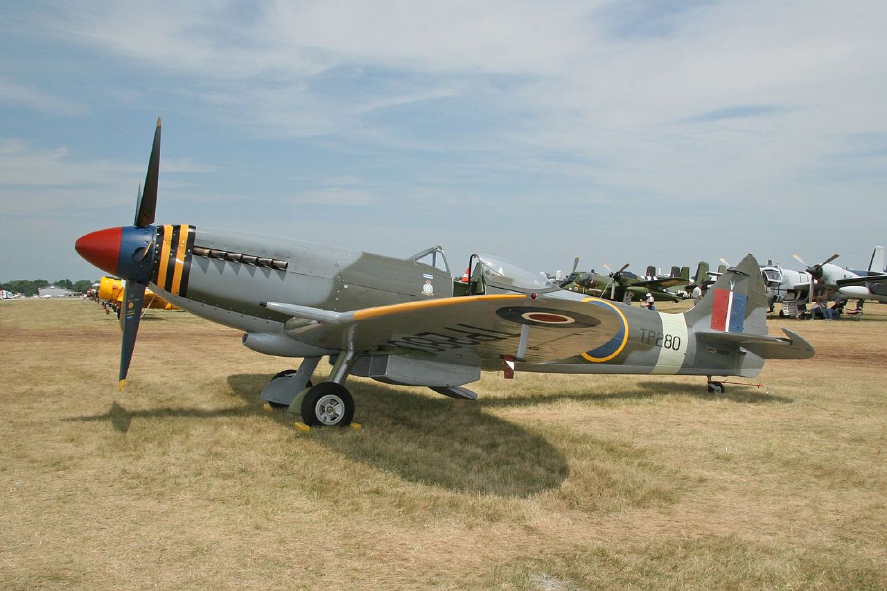 Aerospace Industry Mourns Passing of Aviation Icon Rudy Frasca 10 1280px Spitfire TP280 at 2006 Oshkosh Air Show Flickr 231474093