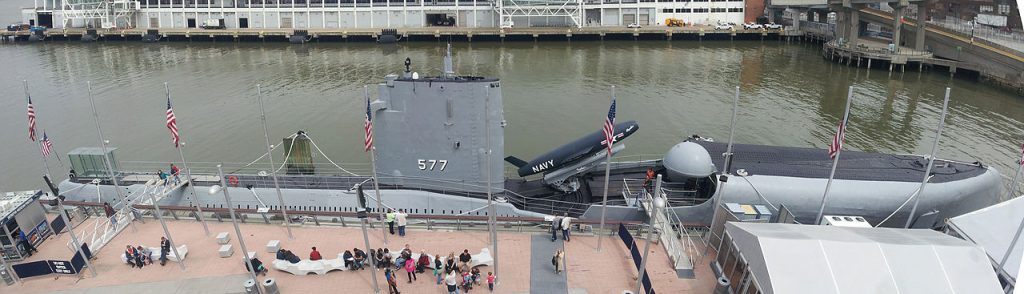 U.S. Aircraft Carrier Museum Ships: Preserving Naval Aviation Heritage 23 1280px USS Growler 557 pano