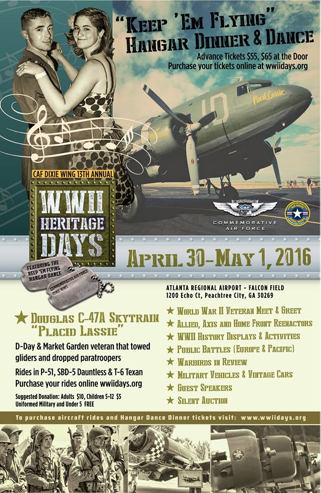 CAF World War II Heritage Days, Living History at Its Best 13 Click on the poster for more information.