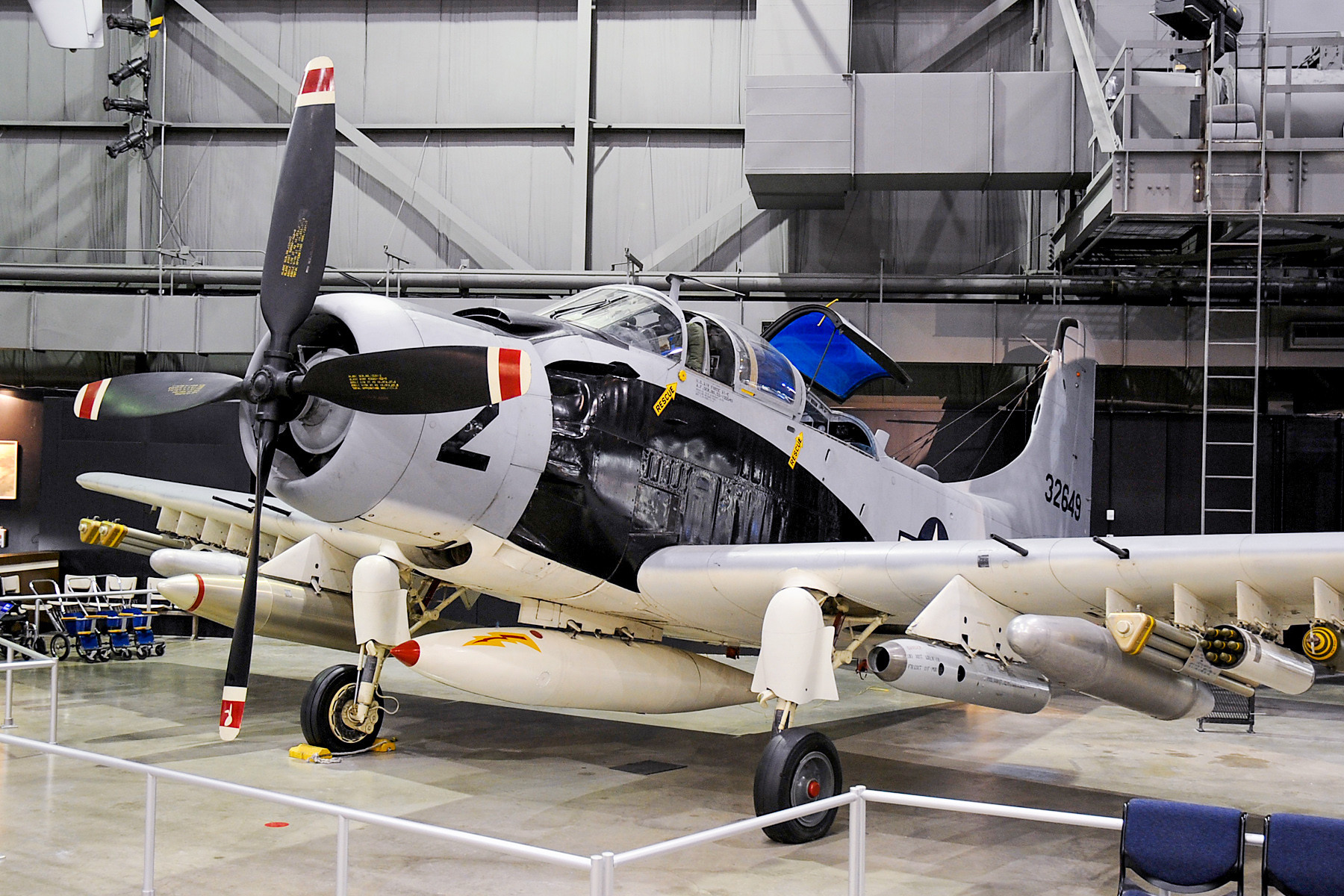 USAF Museum Douglas A-1H Skyraider - Restoration Report 13 140424 F IO108 005