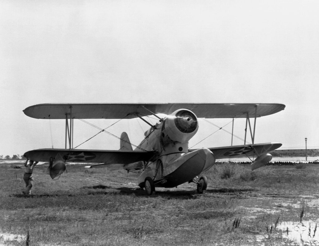 Today in Aviation History: First Flight of the Grumman JF Duck 11 1404px Grumman JF 1 Duck at NACA Langley Summer 1934