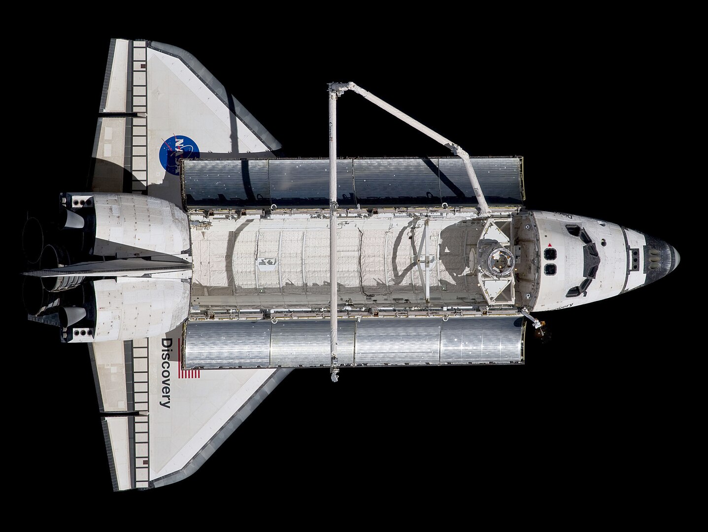 Discovery Stays Put: NASA Halts Plan to Move Space Shuttle from Smithsonian 16 1437px STS 133 Space Shuttle Discovery after undocking 3 cropped
