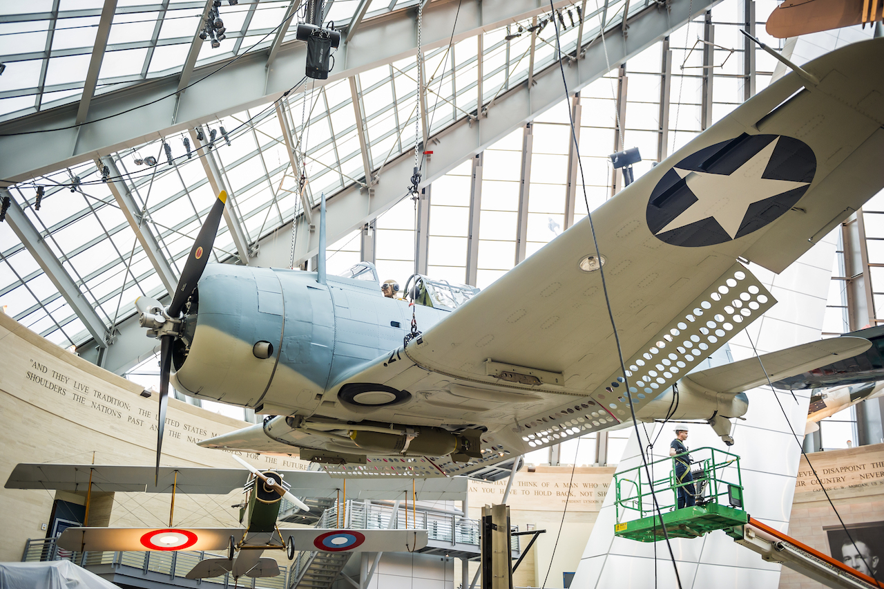 Raising the Dauntless - National Museum of the Marine Corps Finishes SBD-3 12 The Raising of a War Machine