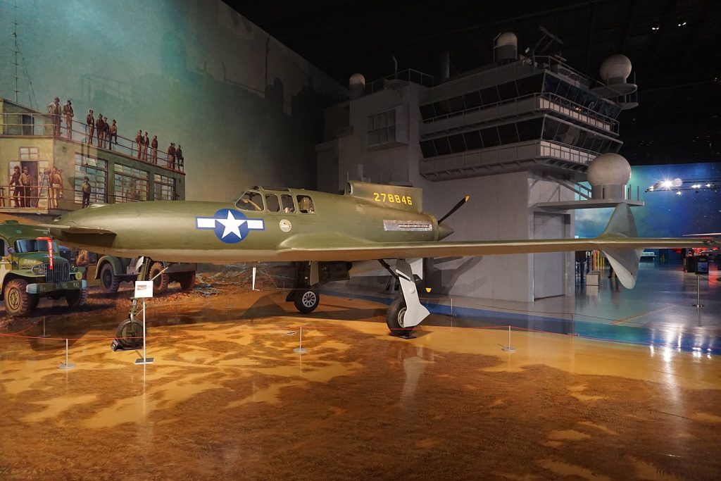 Today in Aviation History: July 19th First Flight of the Curtiss XP-55 Ascender 13 1620px Air Zoo December 2019 016 Curtiss XP 55 Ascender
