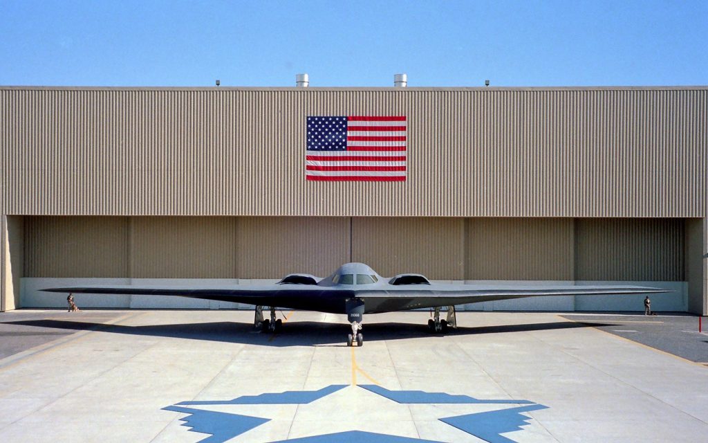 Jack Northrop’s Shadow: How a Century-Old Vision Took Flight in Operation Midnight Hammer 23 1729px B2 bomber initial rollout ceremony 1988