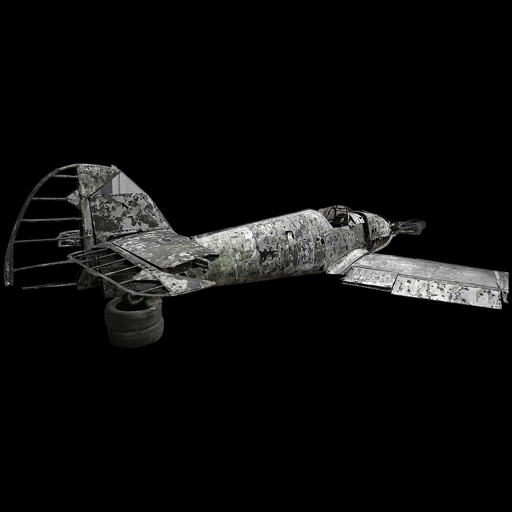 WWII Combat Veteran Messerschmitt Bf-109F-4 Offered for Auction by Liveauctioneers 12 1941 Messerschmitt Bf 109F 4 Werk Number 8694 tail