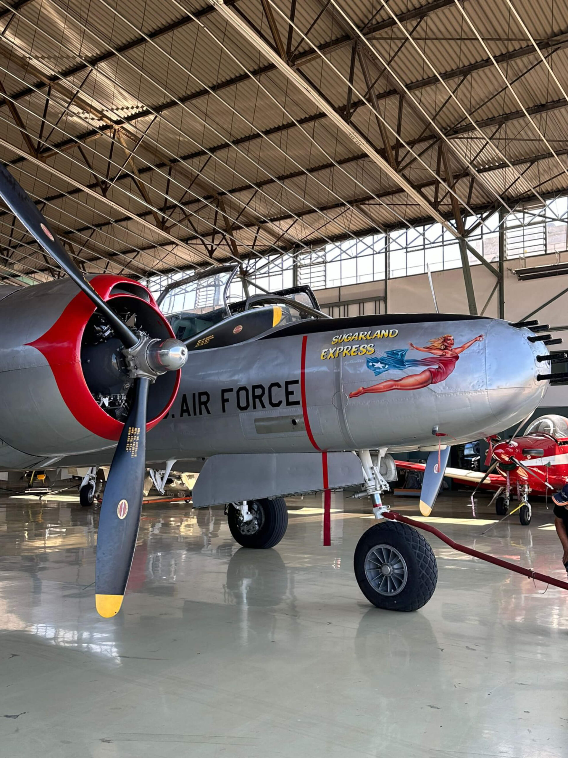 A-26 Invader 'Sugarland Express' For Sale by Platinum Fighter Sales 10 1944 Dual Control TB 26B Invader scaled 1