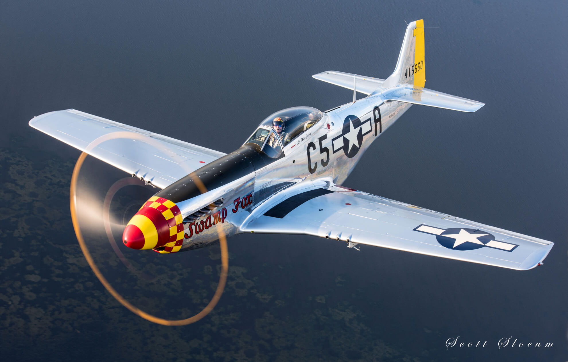 The Iconic P-51D 'Swamp Fox' Hits the Market 10 1944 North American Aviation P 51D Mustang Swamp