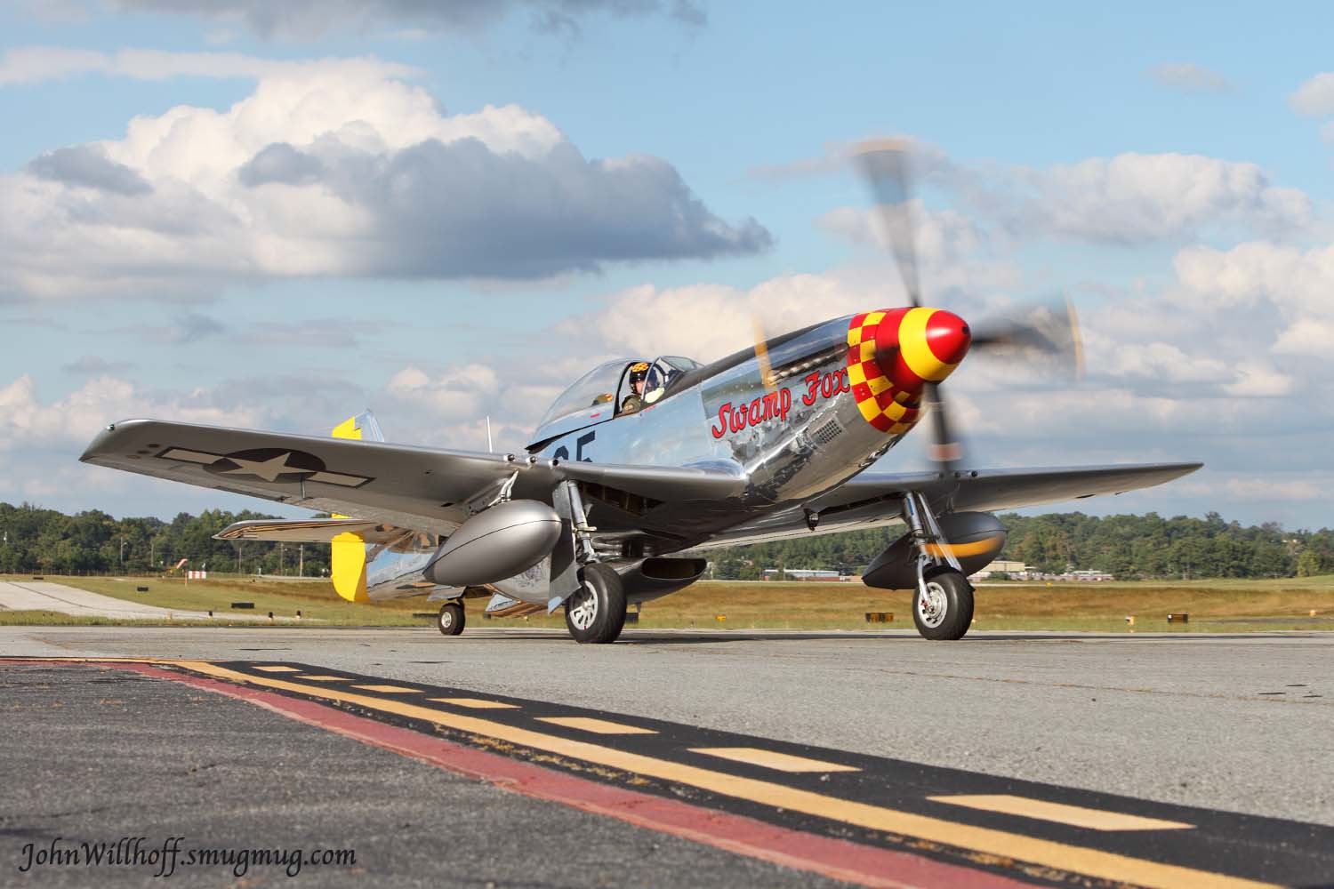 The Iconic P-51D 'Swamp Fox' Hits the Market 13 1944 North American Aviation P 51D Mustang Swamp Fox John Willhoff