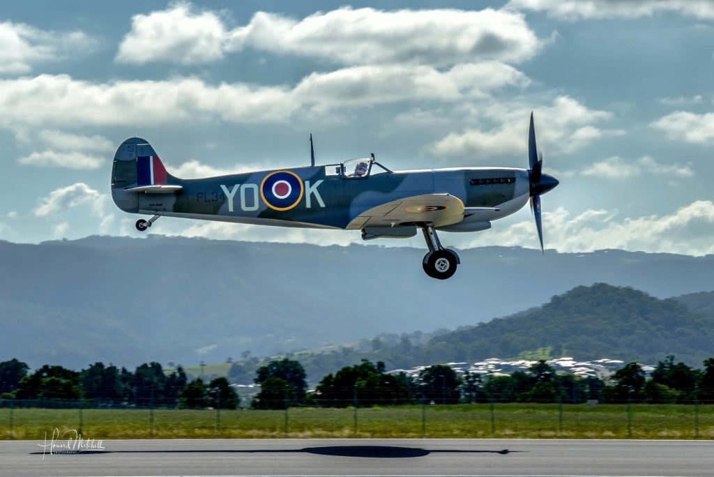 Platinum Fighter Sales Lists WWII Combat Veteran Spitfire IX PL344 15 1944 Spitfire Mk IXe PL344 Right Side In Flight