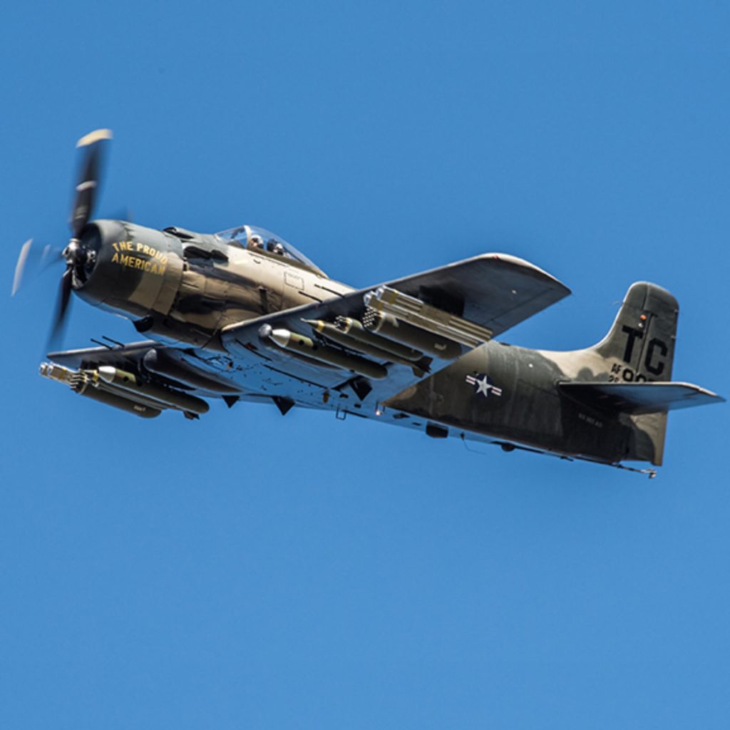 Rare 1952 Douglas AD-4NA Skyraider “The Proud American” Offered by Platinum Fighter Sales 12 1952 Douglas AD 4NA Skyraider 5