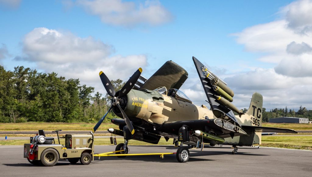 Rare 1952 Douglas AD-4NA Skyraider “The Proud American” Offered by Platinum Fighter Sales 15 1952 Douglas AD 4NA Skyraider 6