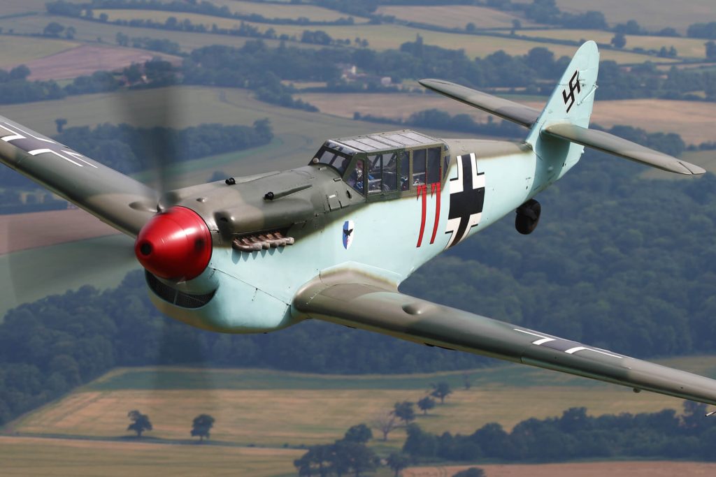 World Only Factory Built Two Seat Messerschmitt BF-109 For Sale By Platinum Fighter Sales 10 1954 Buchon Gavin Conroy Photo 1