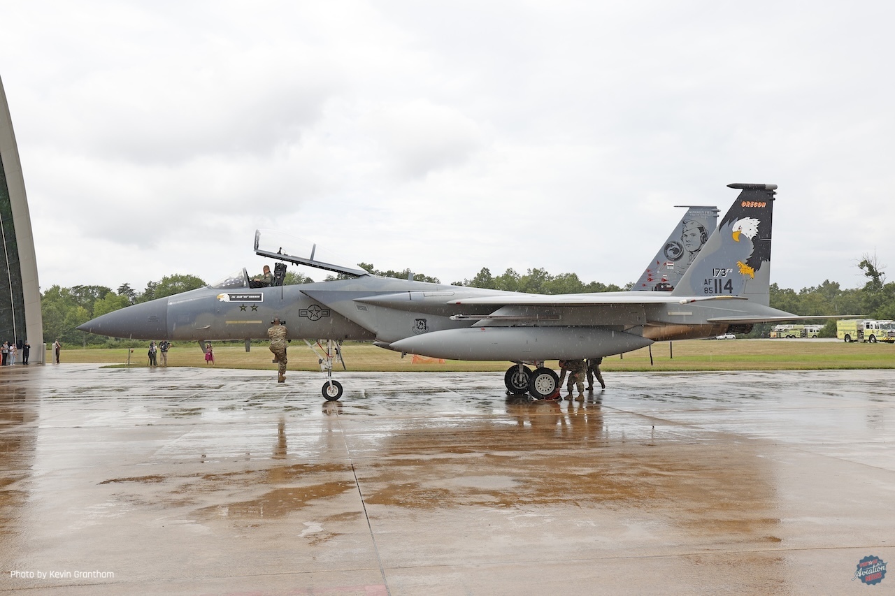 Double MiG Killer F-15C Eagle Retired to Smithsonian’s Udvar-Hazy Center 10 2 F 15 85 0114 Shut down
