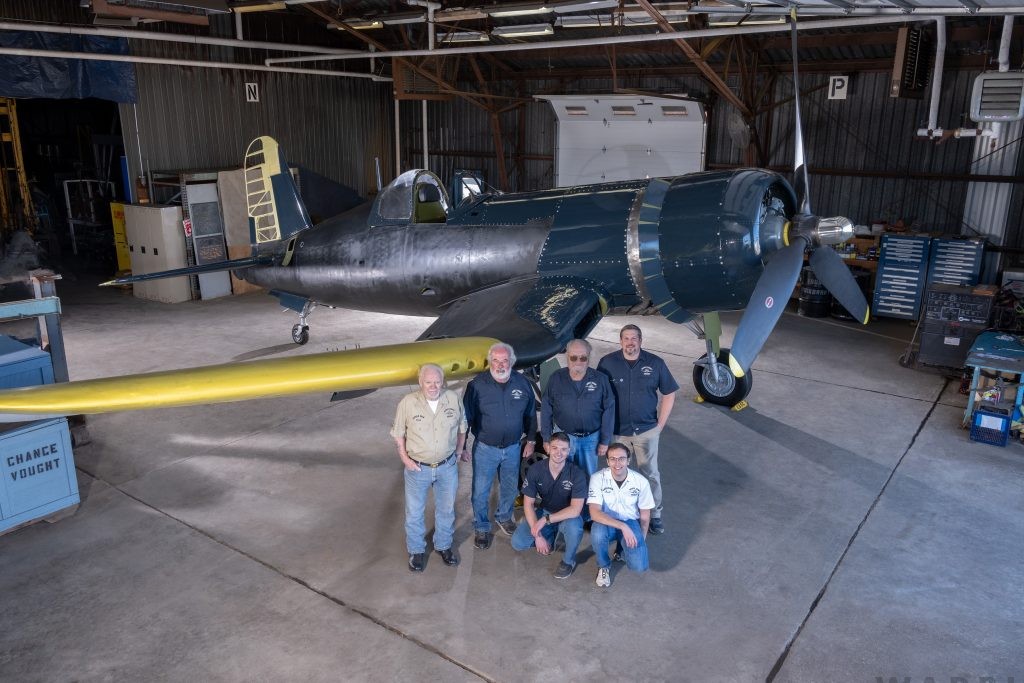 Connecticut Air and Space Center's FG-1D Corsair: Restoration Update - April, 2021 14 2.CASC .FG1D..BuNo .92460.RestoCrew.Nov .2020.RogerSallsPhotography.0010037