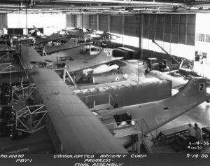Happy 50th Birthday San Diego Air & Space Museum! 10 A 1936 picture of the Consolited Aircraft Corporation plant (Image credit: SDSM)