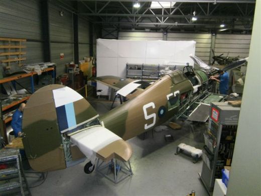 A Quick Maintenance Update On The Hurricane PZ865 10 From 2012 this famous Hurricane is wear a new colour scheme, faithfully replicating Hurricane Mk IIC HW840, coded ‘EG-S’, of 34 Squadron, South East Asia Command during 1944, the personal aircraft of Canadian pilot, Flight Lieutenant Jimmy Whalen DFC.