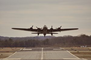 Today's Pictures of the B-17 'Memphis Belle' visting Peachtree Dekalb Airport 10 The B-17 Taking Off From Runway 34 at Peachtree Dekalb Airport.