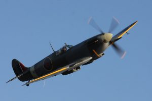 Spitfire Damaged Upon Landing 10 Spitfire PR Mk.XIX PS853 in flight shortly after the completion of her restoration.