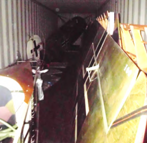 Trio of WWI Fokker Reproductions Head Down Under 10 Fokkers loaded in shipping container bound for Australia (Photo credit: TAVAS)
