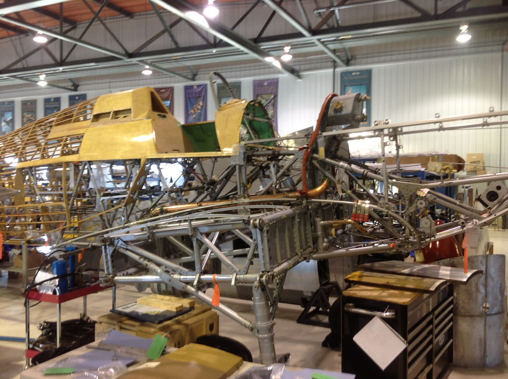 Hawker Hurricane Restoration Progresses in Quebec 10 The Mark XII awaits her Merlin. (image credit: VWoC)