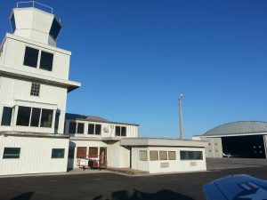 Community Efforts to Save Pasco Naval Air Station Tower 11 NAS Tower after recent remediation of defects (Image Credit : Save the Old NAS Tower in Pasco WA / Scott Urban)