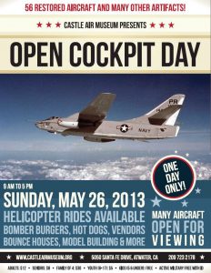 Castle Air Museum Skywarrior Set to Make its Open Cockpit Debut 10 Castle Air Museum Open Cockpit Day May 2013