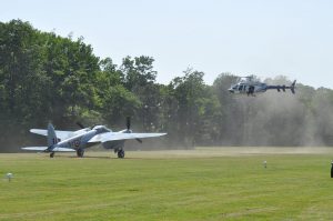 Airworthy de Havilland Mosquito Restoration Approaches Completion in Canada 11 Channel 4 UK camera crew films the Military Aviation Museum's Mosquito from a helicopter, earlier this year.