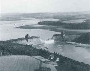 Today is the 70th Anniversary of the Historic World War II Dambusters Raid 18 Möhne Dam the Following day. Note the former waterline behind the dam.
