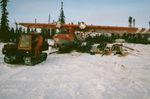 Canadians Band Together to Save and Restore a Consolidated PBY Canso 13 Preparing to drag the Conso out of the wilderness (Image Credit: FARS)