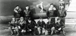 WWII B-24 Liberator Hot Stuff - Setting the Record Straight 13 The flight crew of the B-24 Hot Stuff under the command of Captain Robert Shannon (Image Credit: USAAF)